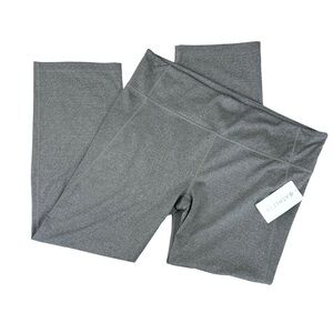 NWT gray Athleta Powervita Straight Leg Pant activewear athleisure yoga 2X plus